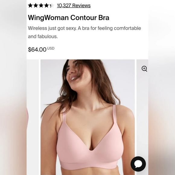 Knix WingWoman Contour Bra Rose Water  Limited Edition •Size 6 (32DD, 34DD, 32E) - Picture 4 of 11